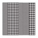 Sale Item - Hambly Screen Prints - Houndstooth Overlay - Black - Single 12X12 S
