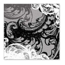 Sale Item - Hambly Screen Prints - La Romantique Overlay - Black - Single 12X12