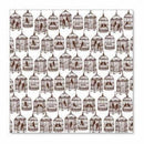 Sale Item - Hambly Screen Prints - The Birdcages Overlay - Brown - Single 12X12