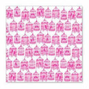Sale Item - Hambly Screen Prints - The Birdcages Overlay - Pink - Single 12X12
