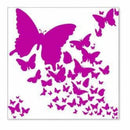 Sale Item - Hambly Screen Prints - Wings Overlay - Magenta - Single 12X12 Sheet