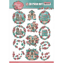 Find It Yvonne Creations Flowers With A Twist Punchout Sheet - Living Flowers