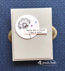 Picket Fence Studios - Stencil 6 inch X6 inch Dandelion
