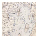 Scenic Route Paper Co - Narragansett Bay Map  (Pack Of 10)