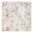 Scenic Route Paper Co - Narragansett Bay Map (Pack Of 10)