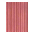 Scenic Route Paper Co - Small Stipe Cabernet & Gold 12X12 Paper (Pack Of 10)
