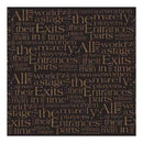 Scenic Route Paper Co - Stage Black Script (Pack Of 10)