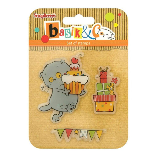 ScrapBerrys Basiks New Adventure Clear Stamps Party #2