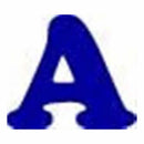 Sei - Blue 0.75 Chunky Letters
