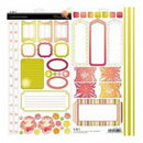 Sei - Mimosa - Cardstock Stickers W/ Pearl Finish