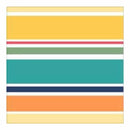 Sei - Sunny Stripes 12X12 Vellum (Pack Of 5)