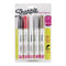 Sharpie Medium Point Oil-Based Opaque Paint Markers 5/Pkg Black Gold Red Silver And White