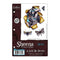 Sheenas A Little Bit Sketchy EZMount Stamps 5.5 inch X8.25 inch - Moths
