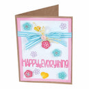 Sizzix Framelits Dies By Stephanie Barnard 13 Pack Card Front With Block Words Drop-Ins