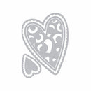 Sizzix Framelits Dies By Stephanie Barnard 5 pack Scallop Heart Fold-Its*