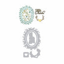 Sizzix Thinlits Dies 5 Pack With Thanks Phrase & Frame