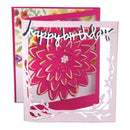 Sizzix Thinlits Dies By Lindsey Serata Floral Tri-Fold Card*