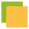 So Happy Together - Yellow/Green Solid 12X12 Inch Double-Sided Paper (Pack Of 10)