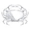 Spellbinders 3D Cling Stamp 2.75X4 Crab