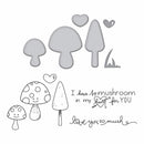 Spellbinders Stamp & Die Set - Getting All Mushy*