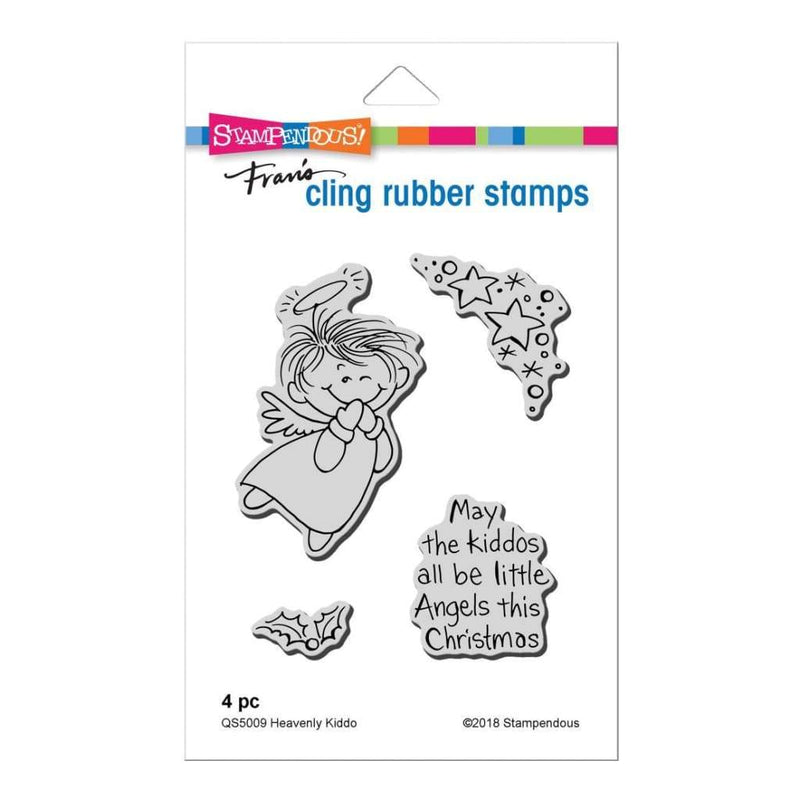 Stampendous Cling Stamp Heavenly Kiddo
