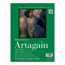Strathmore Black Artagain Paper Pad 9X12 24 Sheets