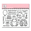 Sweet n Sassy Clear Stamps 4 inch X6 inch Birthday Pals