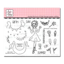 Sweet n Sassy Clear Stamps 4 inch X6 inch Summer Fun Winnie
