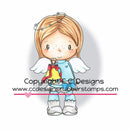 Swiss Pixie Cling Stamp 3X1.75 Birgitta Rings a Bell