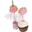 Sizzix Framelits Die & Stamp Set By Lynda Kanase 7/Pkg - Cupcake/Straw Toppers