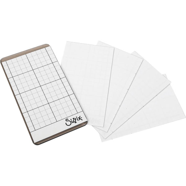 Sizzix Sticky Grid Sheets 5/Pkg Inspired By Tim Holtz - 2.5X4.5 inch