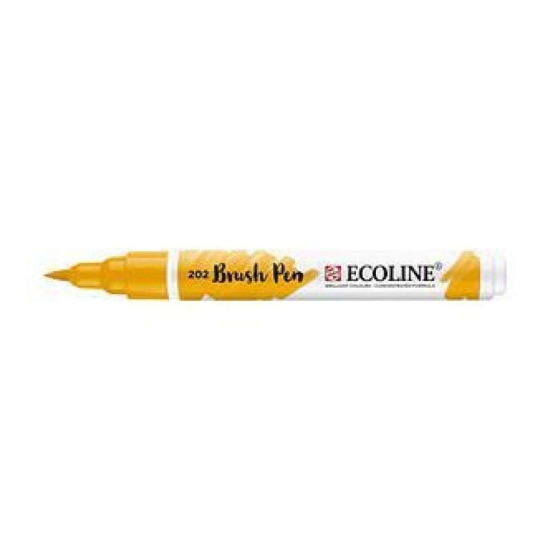 Talens Ecoline Brush Pen - 202 Deep Yellow