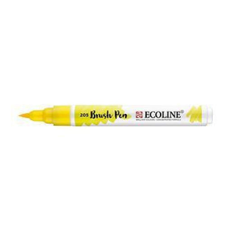 Talens Ecoline Brush Pen - 205 Lemon Yellow