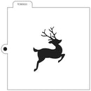 Crafters Workshop Cookie & Cake Stencils 5.5 inch X5.5 inch - Reindeer*