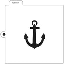 Crafters Workshop Cookie & Cake Stencils 5.5 inch X5.5 inch - Anchor*