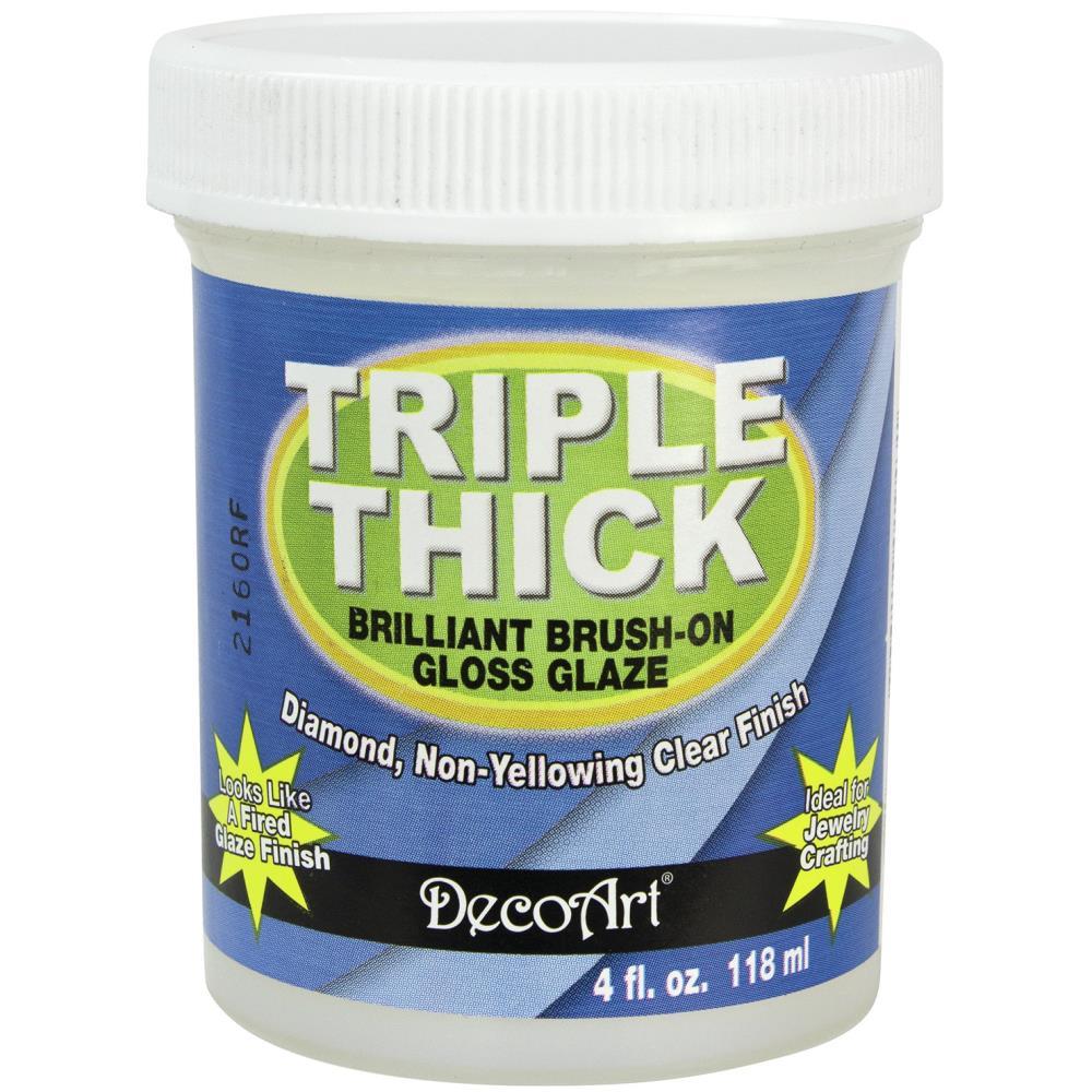 Triple Thick Brilliant Brush-On Gloss Glaze 8oz, Multipack of 6