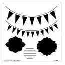 The Crafters Workshop 6X6 Template - Circus Banners