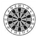 The Crafters Workshop 6X6 Template - Dartboard