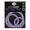 Thermoweb - Glitter Dust Frame Assortment 10 Pack - Scallop Circle Purple