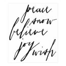 Tim Holtz Cling Rubber Stamp Set 7 Inch X8.5 Inch Handwritten Holidays 3