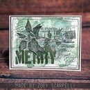 Tim Holtz Cling Stamps 7"x 8.5" - Festive Collage