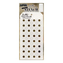 Tim Holtz Layered Stencil 4.125inch X8.5inch Shifter Dots