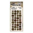 Tim Holtz Layered Stencil 4.125Inchx8.5Inch Splotches