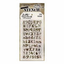Tim Holtz Layered Stencil 4.125Inchx8.5Inch Typo