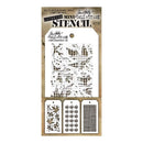 Tim Holtz Mini Layered Stencil Set 3 Pack Set