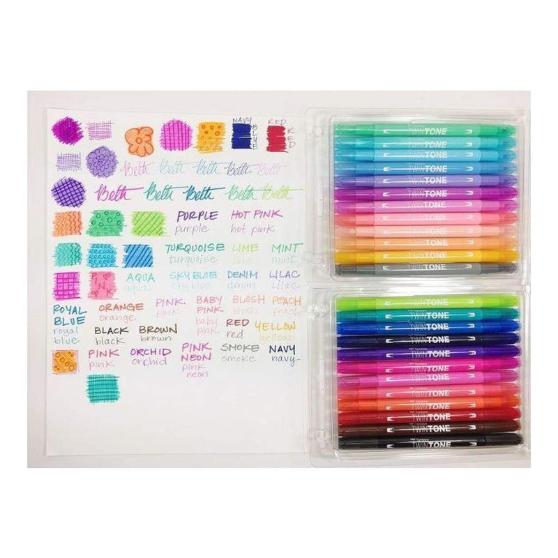 Tombow Twintone Marker Set 12 pack - Pastels