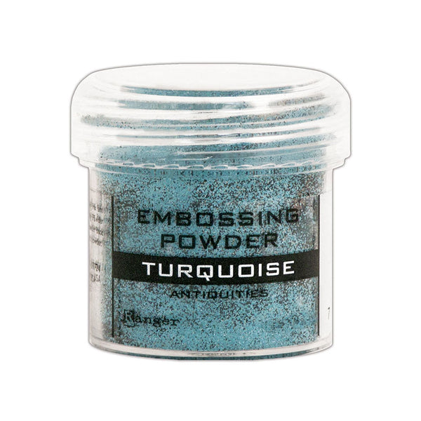 Ranger Embossing Powder - Turquoise .63 oz*