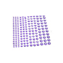 Poppy Crafts Self-Adhesive Rhinestone Sheet - Violet