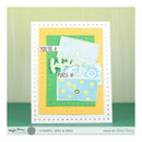 Waffle Flower Crafts Clear Stamps 4 inch X6 inch Purse-Nality*