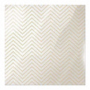 We R Memory Keepers - Clearly Posh Acetate Sheets 12Inch X12inch - Chevron Dot With Gold Foil